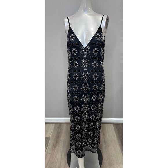 RAMY BROOK Lauriane Embellished Midi-Dress US 8 $995 - Picture 5 of 12